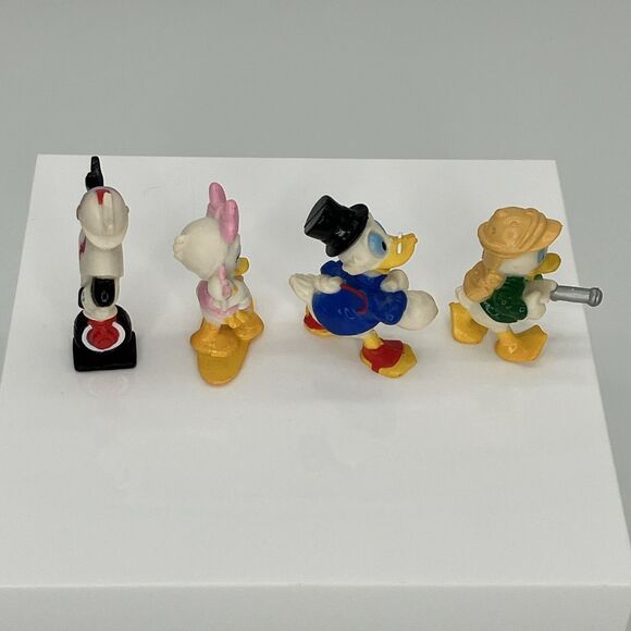 Lot of 4 Vintage Disney 1991 Kellogg Duck Tales Cereal Toy Figures Cake Toppers - Picture 6 of 8